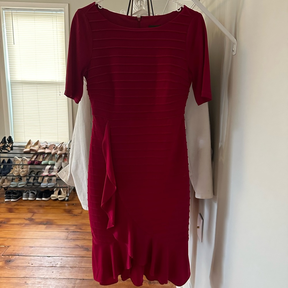 Adrianna Papell Red Dress